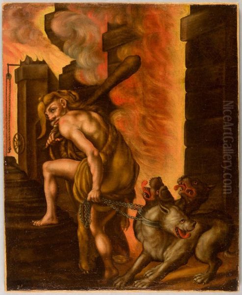 Hercules and Cerberus - view 1