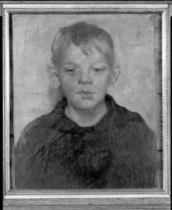 Portrait of a Boy by J. Alden Weir