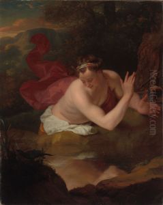 Narcissus by Godfried Schalcken
