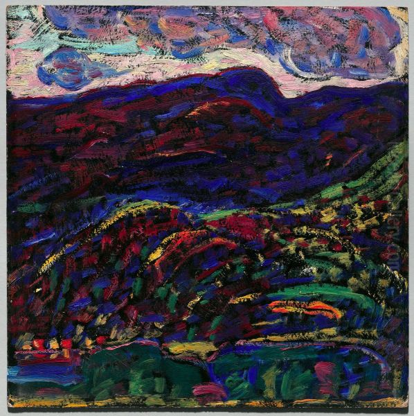 Kezar Lake, Autumn Evening - view 1