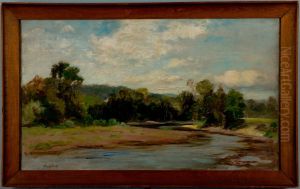 Landscape with River by John Henry Twachtman