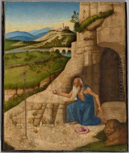 Saint Jerome in a Landscape by Vincenzo di Biagio Catena