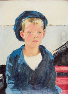 Portrait of a Young Boy in Sailor's Clothes