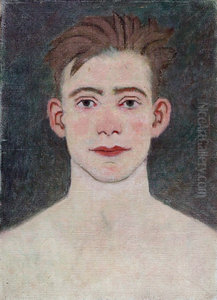 Portrait of a Seated Young Man Portrait of a Seated Young Man