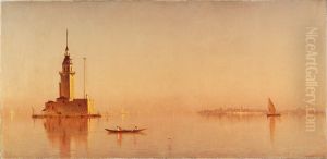 Leander's Tower on the Bosporus by Sanford Robinson Gifford