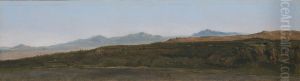 Italian Landscape by Jean-Joseph-Xavier Bidauld