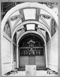 Model for the Boston Public Library, South End by John Singer Sargent