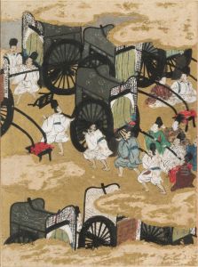 Heart-to-Heart (Aoi), Illustration to Chapter 9 of the Tale of Genji (Genji monogatari) by Tosa Mitsunobu