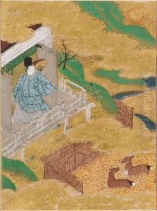 Evening Mist (Yugiri), Illustration to Chapter 39 of the Tale of Genji (Genji monogatari)