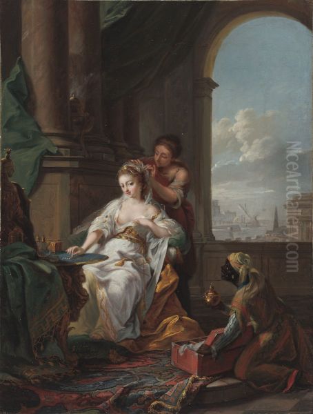 Cleopatra at her Toilet - view 1