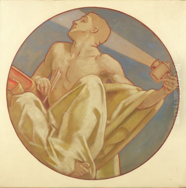 Study for "History," Museum of Fine Arts, Boston - view 1