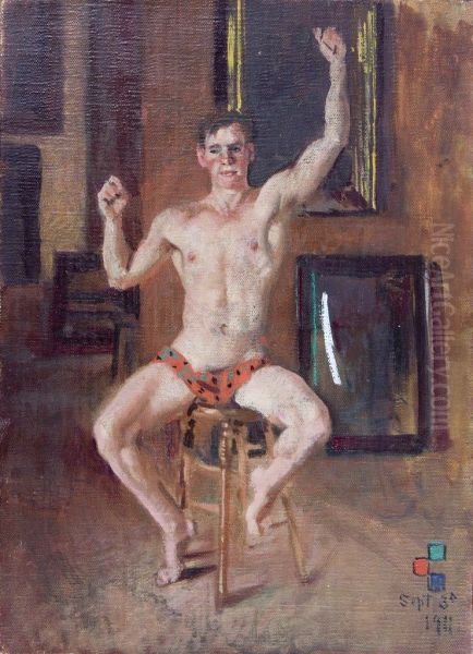 Portrait of a Seated Young Man - view 1