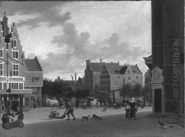 The Nieuwmarkt, Amsterdam - view 1