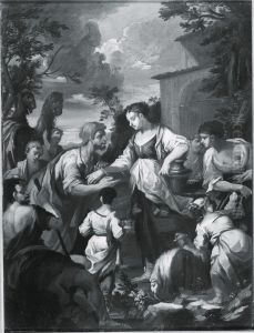 Rebecca at the Well with Abraham's Servant