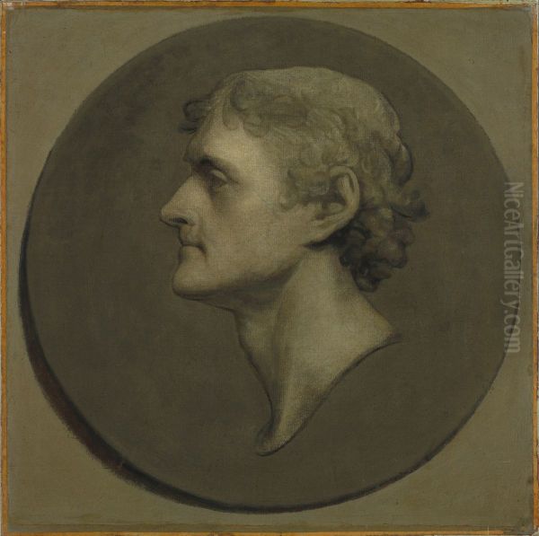 Thomas Jefferson (1743-1826) (The Medallion Portrait) - view 1
