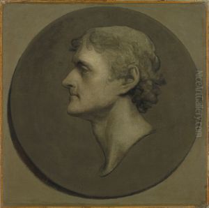 Thomas Jefferson (1743-1826) (The Medallion Portrait) by Gilbert Stuart