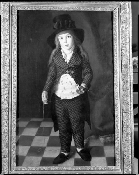 Portrait of a Boy with a Bird - view 1