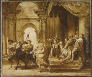 Study for "Monmouth Before James II"