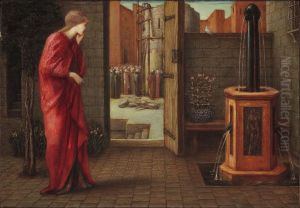 Danae Watching the Building of the Brazen Tower by Edward Burne-Jones