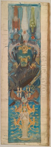 Study for "Pagan Gods," Boston Public Library - view 1