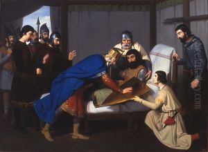 Origen de l'escut del comtat de Barcelona by Claudi Lorenzale