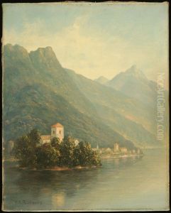 Lake in the Mountains by Thomas Addison Richards