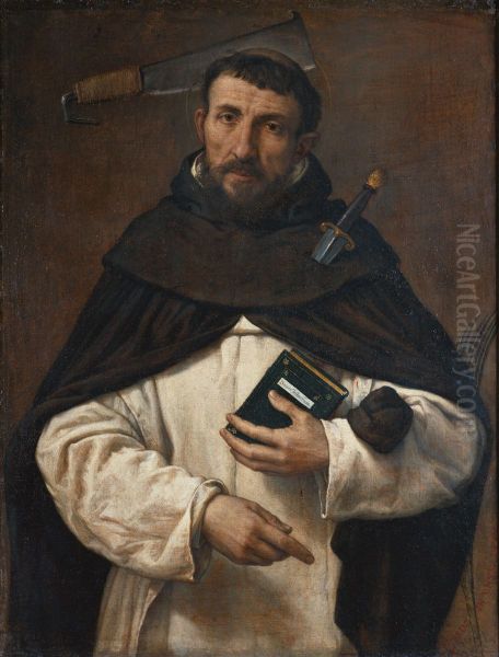 Friar Angelo Ferretti as Saint Peter Martyr - view 1