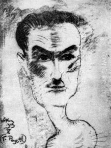 Portrait of Tadeusz Boy-Zelenski by Stanislaw Ignacy Witkiewicz (Witkacy)