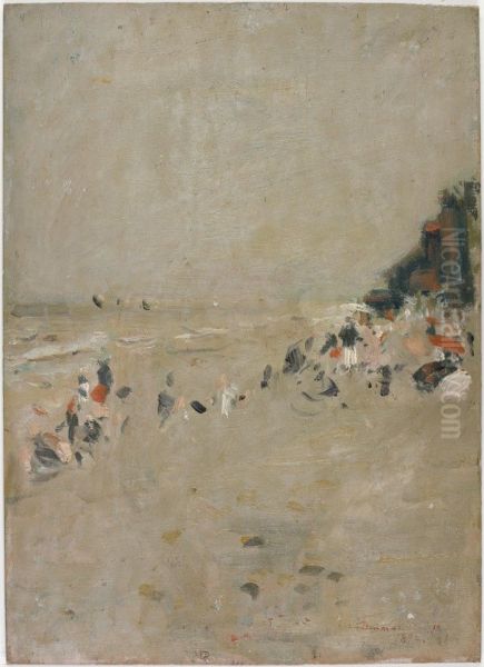 Landscape with Figures on Beach - view 1