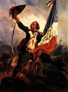 Porte-drapeau de la Republique