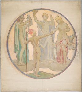 Study for "Judgment of Paris," Museum of Fine Arts, Boston by John Singer Sargent