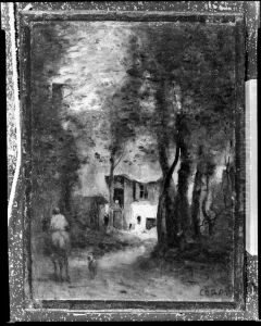Landscape in the Environs of Gournay-en-Bray by Jean-Baptiste Camille Corot