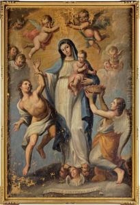 La Madre Santissima De La Luz by Miguel Cabrera