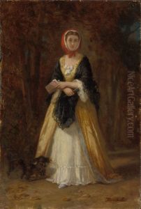 Woman Walking with Dog