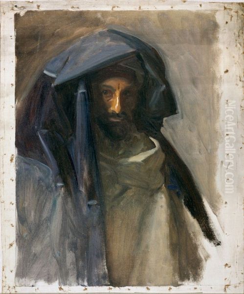Man in a Blue Mantle - view 1