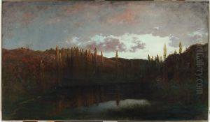Sunset in Alsace by Gustave Dore