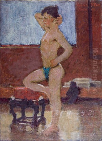 Full-Length Portrait of a Standing Young Man - view 1