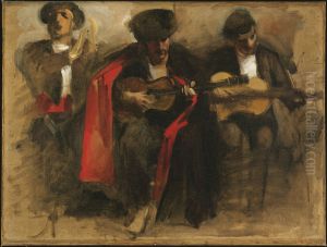Study for Seated Musicians for "El Jaleo" by John Singer Sargent