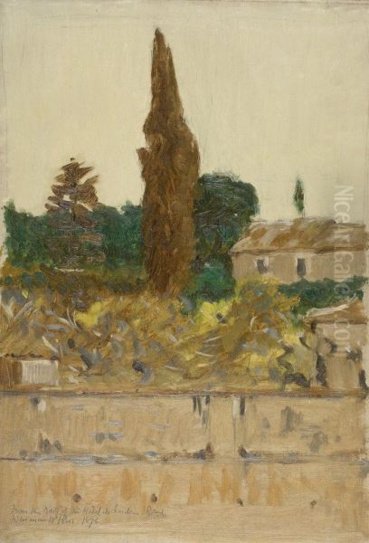 Landscape with Cypresses - view 1