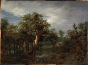 Wooded Landscape with an Old Oak