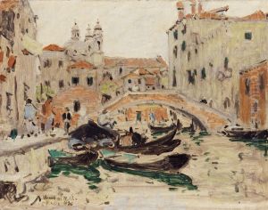 View of the Canal, Venice by Denman Ross