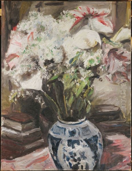 Amaryllis, Calla Lilies, and Lilacs - view 1