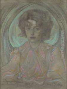 Portret Bronislawy Wlodarskiej-Litauerowej
