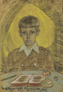 Portret Przemyslawa Mazurkiewicza jako chlopca
