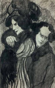 Ilustracja do "Historii Maniakow" Romana Jaworskiego