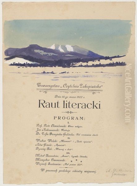 Winieta na programie "Rautu literackiego": Pejzazyk gorski - view 1