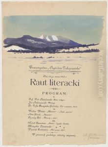 Winieta na programie "Rautu literackiego": Pejzazyk gorski by Stanislaw Ignacy Witkiewicz (Witkacy)