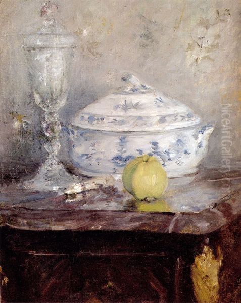 Soup Tureen and Apple - view 1