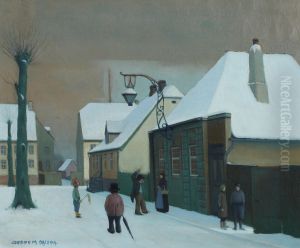 "Fastelavnsmandag i Christiansfeld" 1936