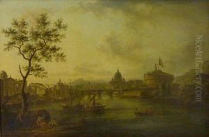 Vue de Rome sous l'occupation francaise